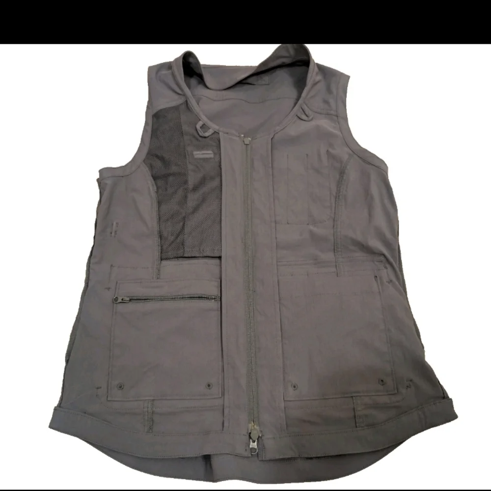 Duluth Trading Heirloom Gardening Vest Size S NWT Women's Steel Blue NWT - Picture 8 of 8